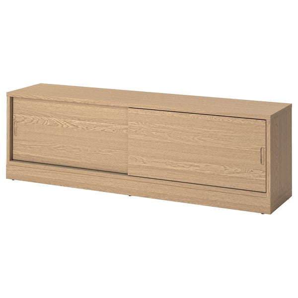 TONSTAD TV bench, oak veneer, 178x37x55 cm