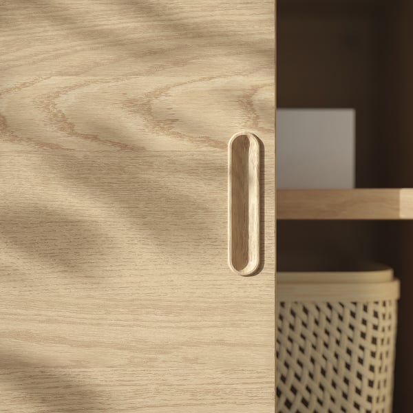 TONSTAD TV bench, oak veneer, 178x37x55 cm