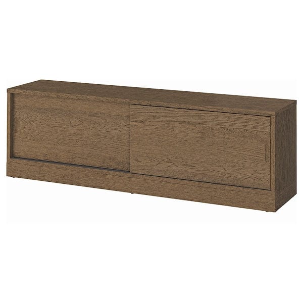 Ikea TONSTAD - TV bench, brown stained oak veneer, 178x37x55 cm