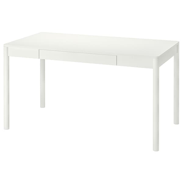 TONSTAD - Desk, off-white, 140x75 cm