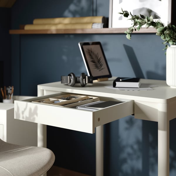 TONSTAD - TONSTAD Desk, off-white, 75x60 cm
