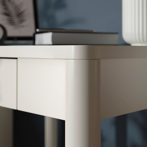 TONSTAD desk, off-white, 75x60 cm