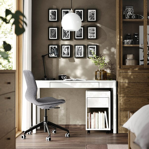 TONSTAD - Desk, off-white, 120x47 cm