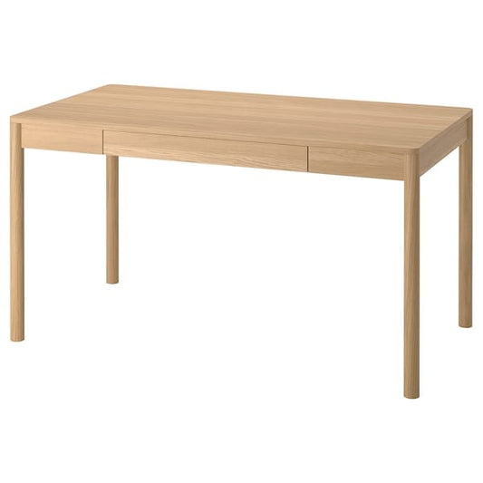 Ikea TONSTAD - Desk, oak veneer, 140x75 cm