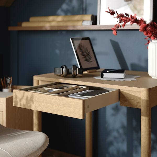 Ikea TONSTAD - Desk, oak veneer, 75x60 cm