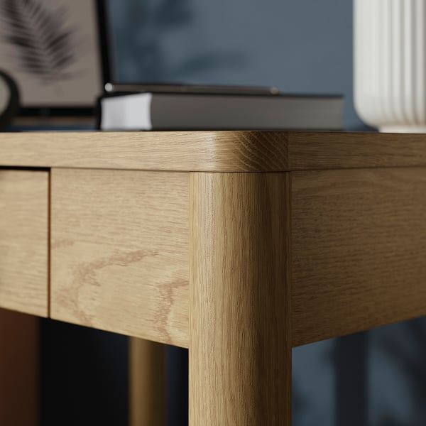 TONSTAD desk, oak veneer, 75x60 cm