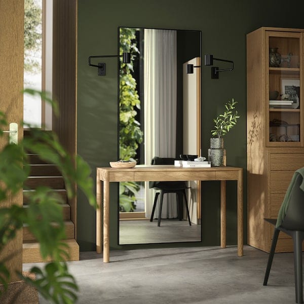 Ikea TONSTAD - Desk, oak veneer, 120x47 cm