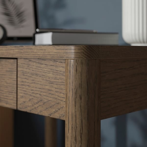 Ikea TONSTAD - Desk, brown stained oak veneer, 75x60 cm