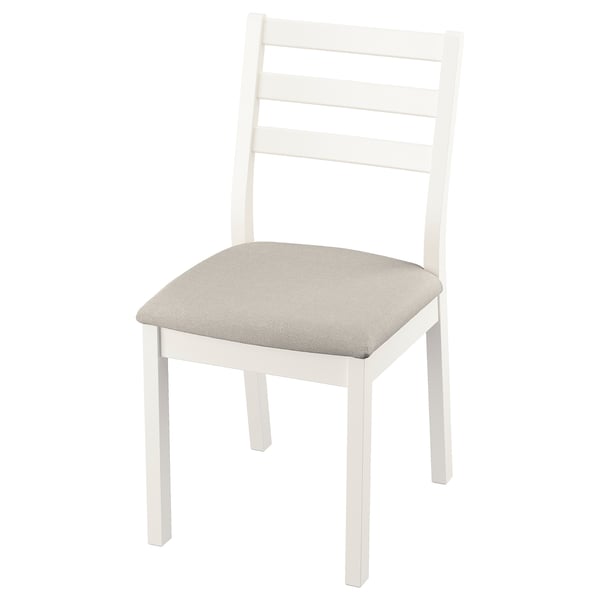 TONSTAD chair, off-white/Fridtuna light beige, 42x88x48 cm