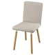 TONSTAD chair, Fridtuna light beige/oak effect, 42x86x56 cm