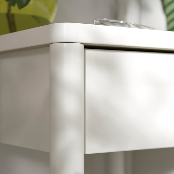 TONSTAD bedroom furniture, set of 3, off-white, 160x200 cm