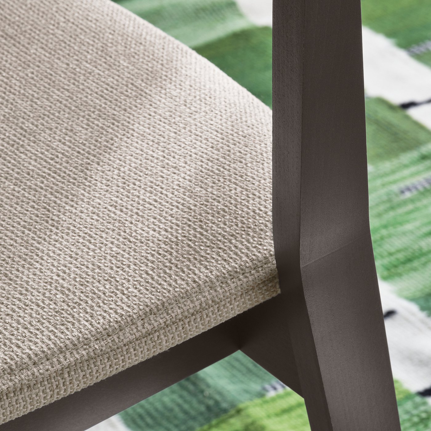 TONSTAD / STOCKHOLM table and 4 chairs, oak veneer/dark brown ash veneer Tresund, 150x80 cm