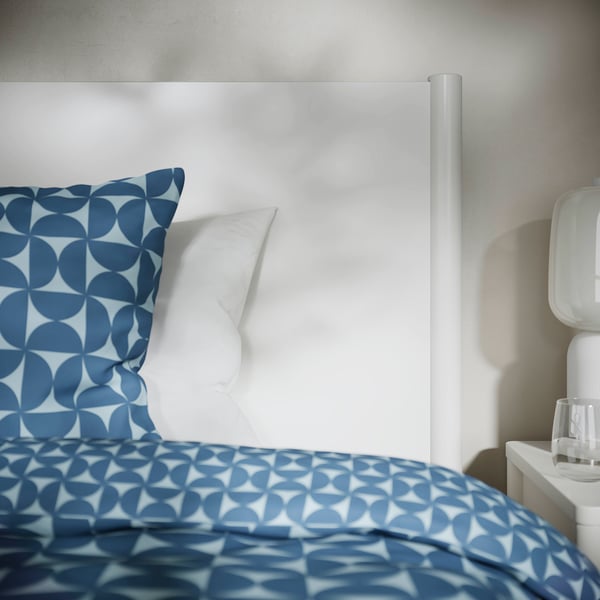 TONSTAD bed frame, off-white/Leirsund, 140x200 cm