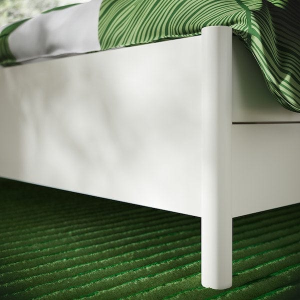 Ikea TONSTAD - Bed frame with storage, off-white/Luröy,140x200 cm