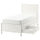 TONSTAD - Bed frame with storage, off-white/Luröy,90x200 cm