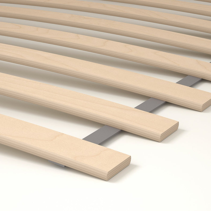 TONSTAD bed frame, oak veneer/Luröy, 140x200 cm