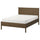 TONSTAD bed frame, brown stained oak veneer, 200x150 cm