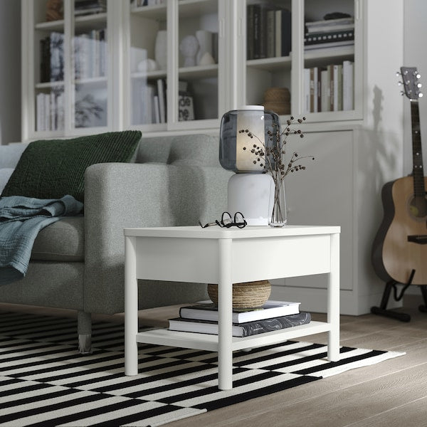 TONSTAD - Side table, off-white, 64x40 cm