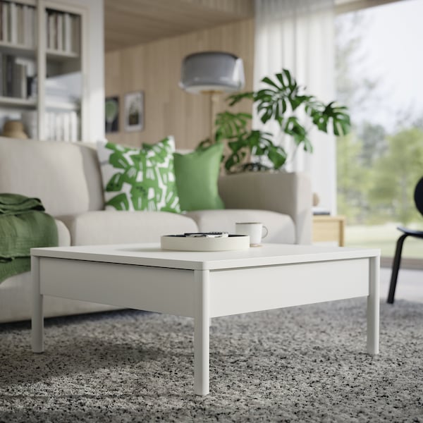 TONSTAD - Coffee table, off-white, 84x82 cm