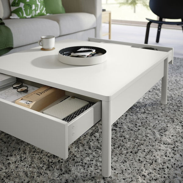 TONSTAD - Coffee table, off-white, 84x82 cm