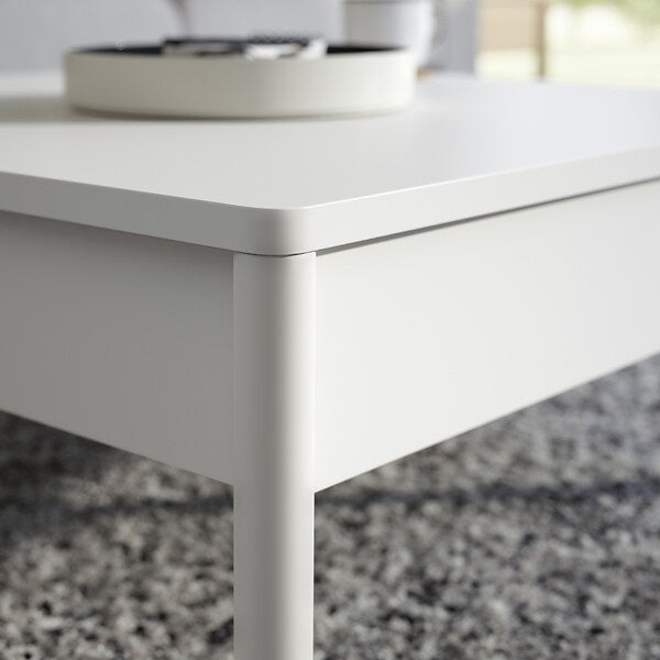 TONSTAD - Coffee table, off-white, 84x82 cm