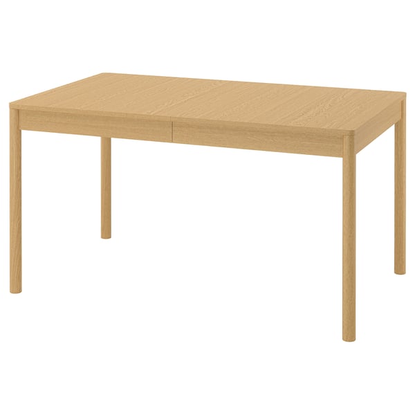 TONSTAD - TONSTAD Extendable table, oak veneer, 140/196x85 cm