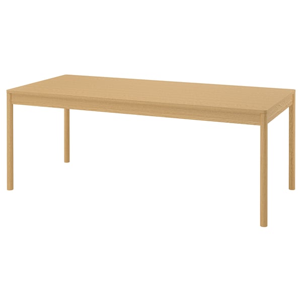 TONSTAD - TONSTAD Table, oak veneer, 200x85 cm