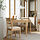 TONSTAD / TONSTAD table and 2 chairs, oak veneer/oak effect Fridtuna light beige, 80/120x70 cm