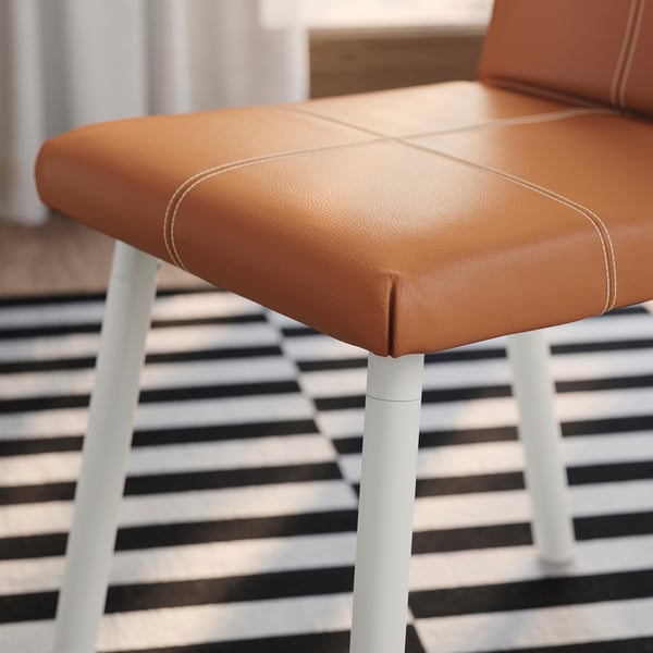 TONSTAD / TONSTAD table and 4 chairs, off-white/Bomstad golden brown off-white, 150x80 cm