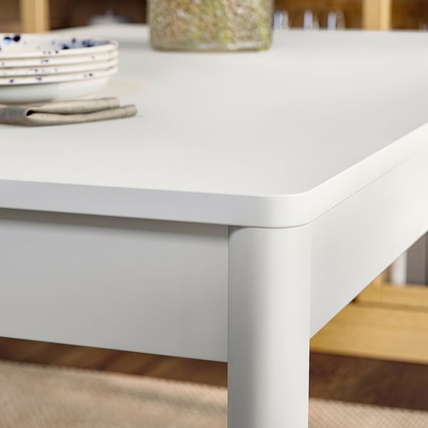 TONSTAD / TONSTAD Table and 4 chairs, off-white/Fridtuna light beige, 150x80 cm