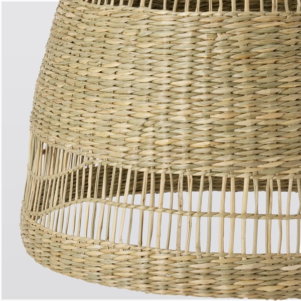 TORARED pendant lamp shade, sedge/handmade, 36 cm