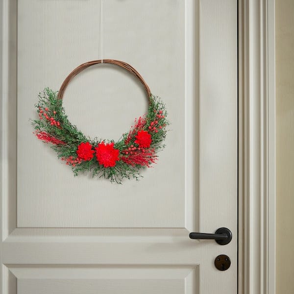 Ikea TORKA - Garland, red/green