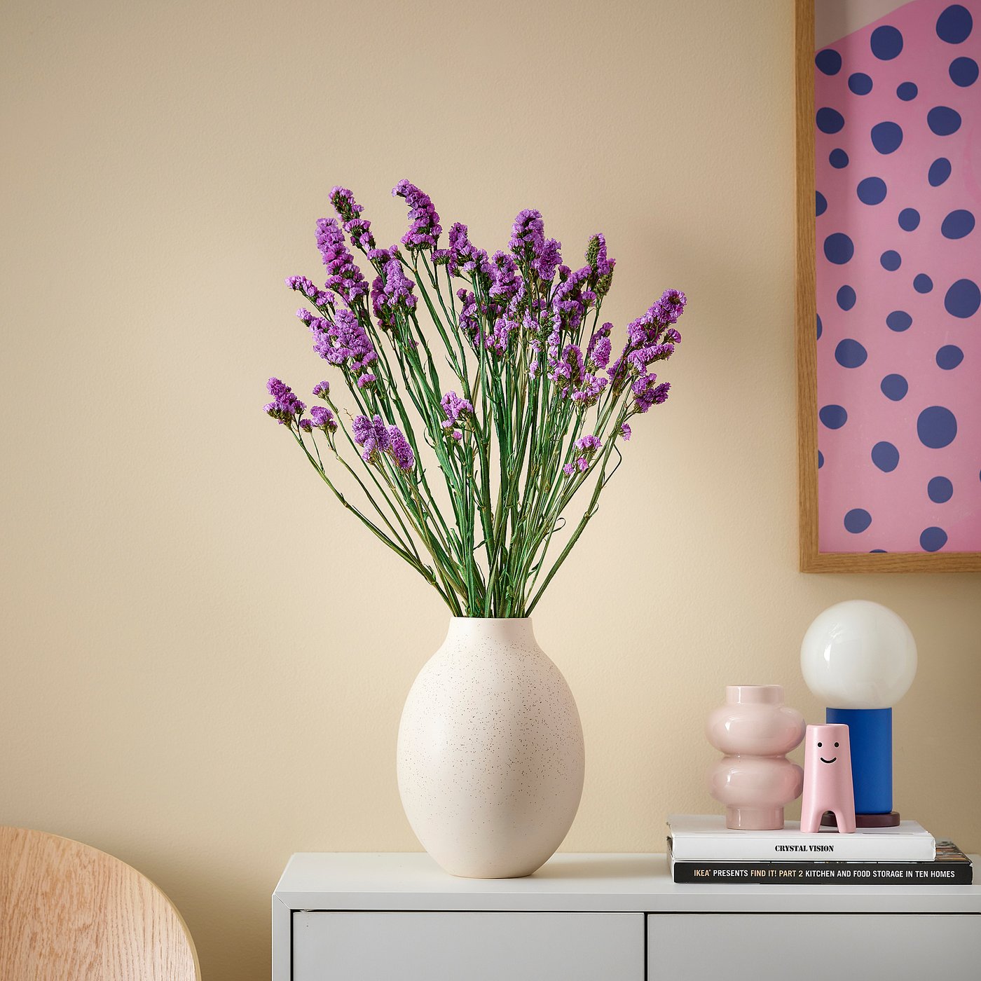 TORKA dried parts of flowers/plants, bunch/lilac, 70 cm