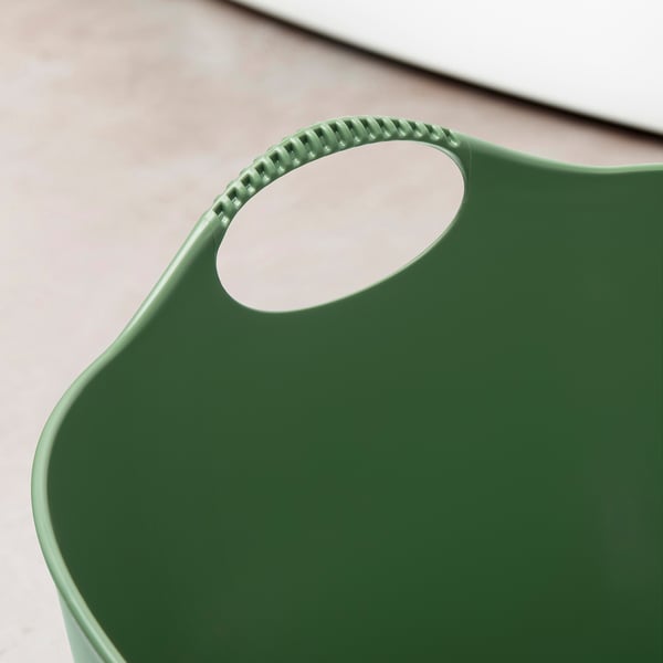 TORKIS flexi laundry basket, in-/outdoor, green, 35 l