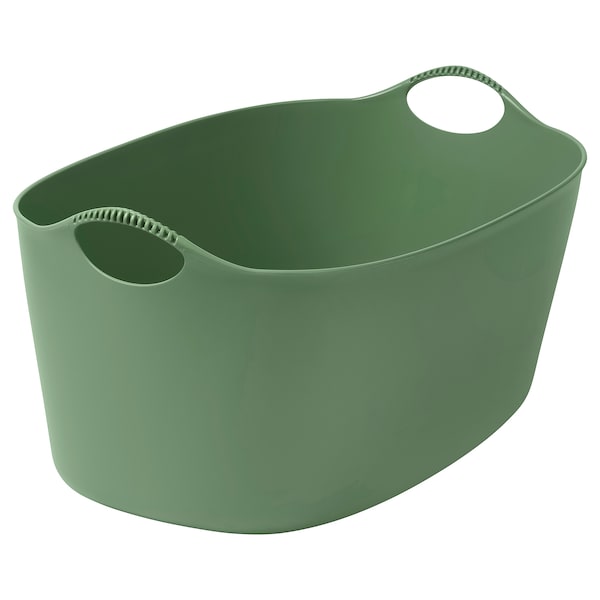 TORKIS - Flexi laundry basket, in-/outdoor, green, 35 l