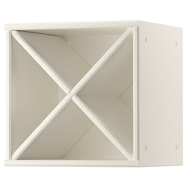 TORNVIKEN - TORNVIKEN Wine shelf, off-white, 40x37x40 cm