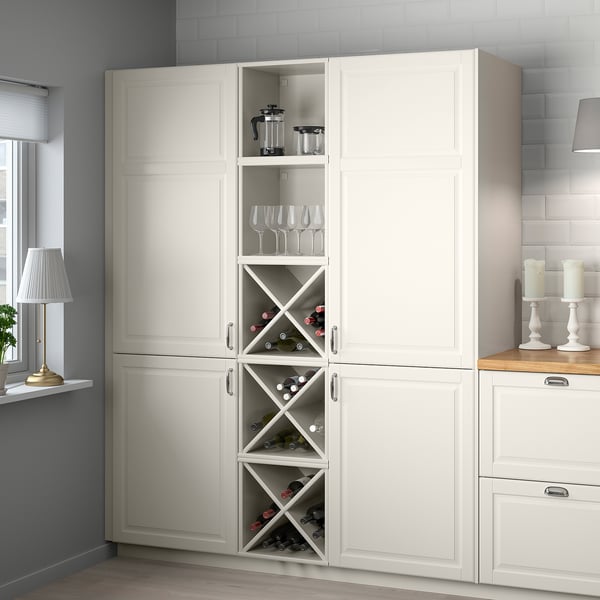 TORNVIKEN wine shelf, off-white, 40x37x40 cm