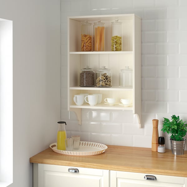 TORNVIKEN - TORNVIKEN Wall shelf, off-white, 60x100 cm
