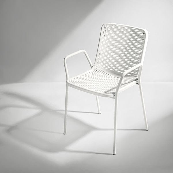 Ikea TORPARÖ - Garden chair with armrests, white