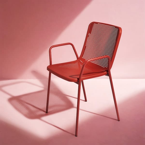 Ikea TORPARÖ - Garden chair with armrests, red