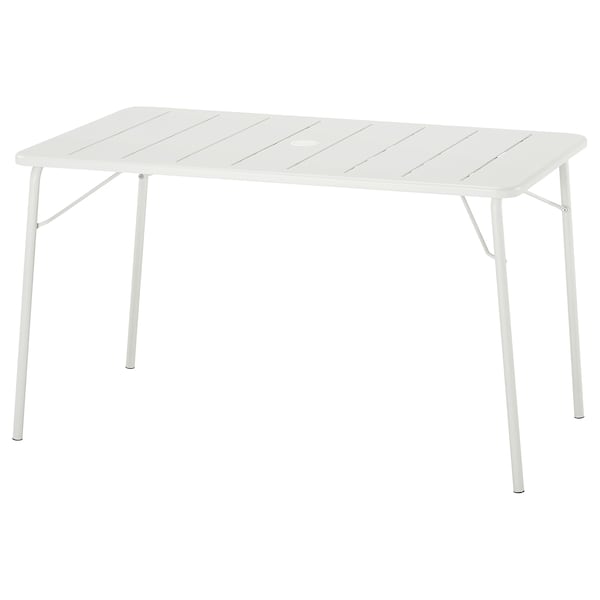 Ikea TORPARÖ - Tavolo da giardino, bianco/pieghevole,130x74 cm