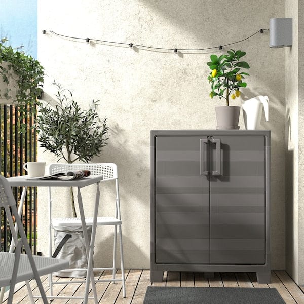 Ikea TORPARÖ - Garden table, white/folding,70x42 cm