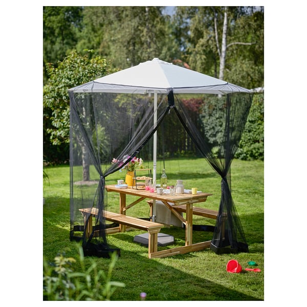 TORPÖN net, black, 900 cm