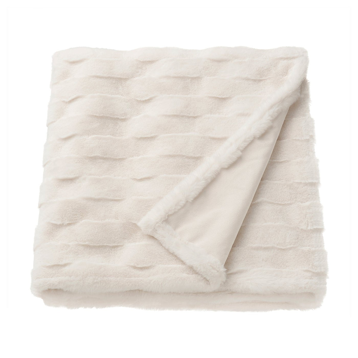 TORPSPIREA throw, white, 130x170 cm