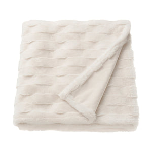 TORPSPIREA throw, white, 130x170 cm