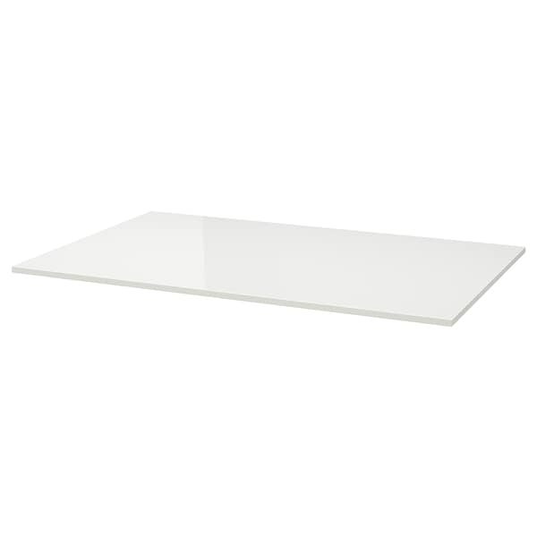 Ikea TORSBY - Table top, white gloss, 135x85 cm