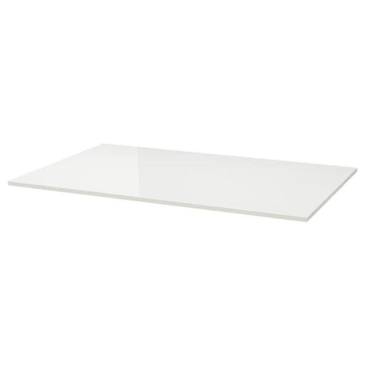Ikea TORSBY - Table top, white gloss, 135x85 cm