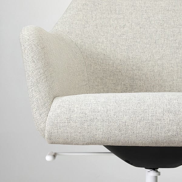 Ikea TOSSBERG / LÅNGFJÄLL - Meeting chair, Gunnared beige/white ,