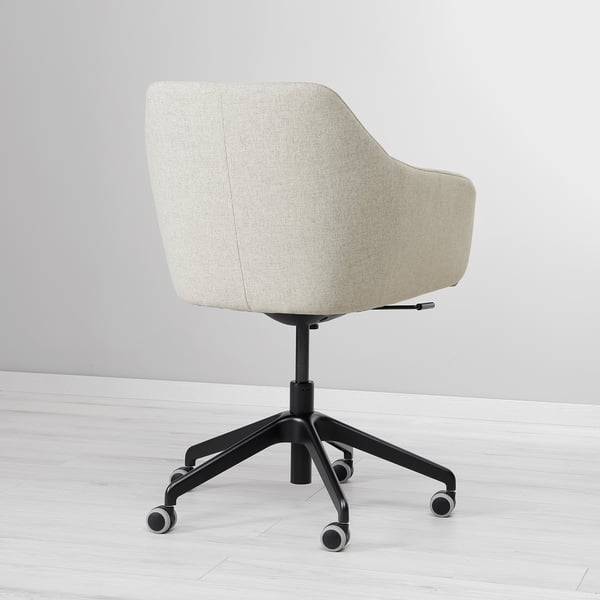 TOSSBERG / LÅNGFJÄLL conference chair, Gunnared beige/black, 68 cm