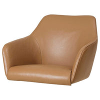TOSSBERG seat shell, Grann light brown, 60.0x43x53 cm